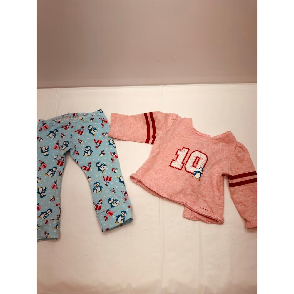 American Girl Truly Me Holiday Penguin Pajamas Set, Pants and Top ONLY